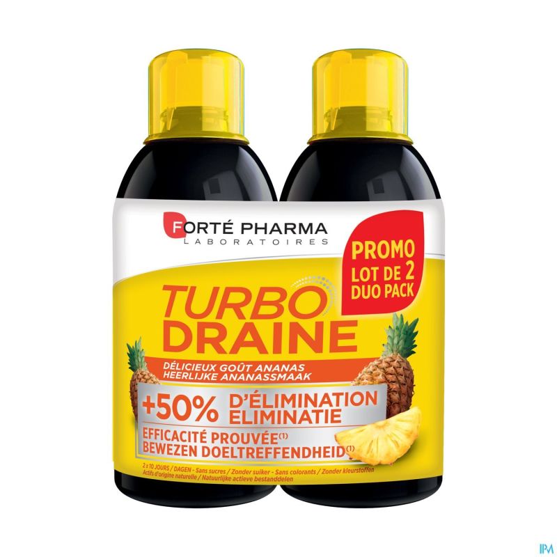 Turbodraine Ananas Forte Ph Duopack 500 Ml