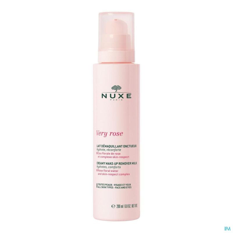 Nuxe Very Rose Lait Demaq. Onctueux Fl Pompe 200ml