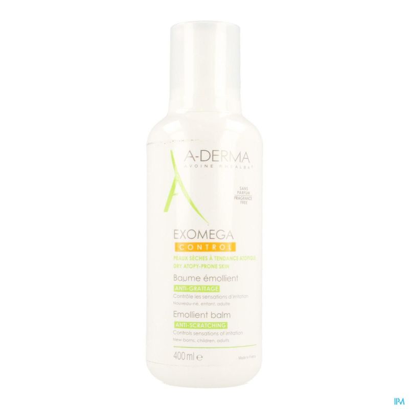 Aderma Exomega Control Baume Emollient Tube 400ml