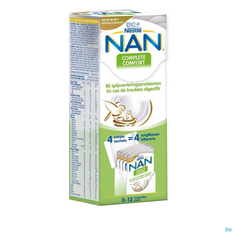 Nan Complete Comfort Lait Nourrisson Pdr 4x26g