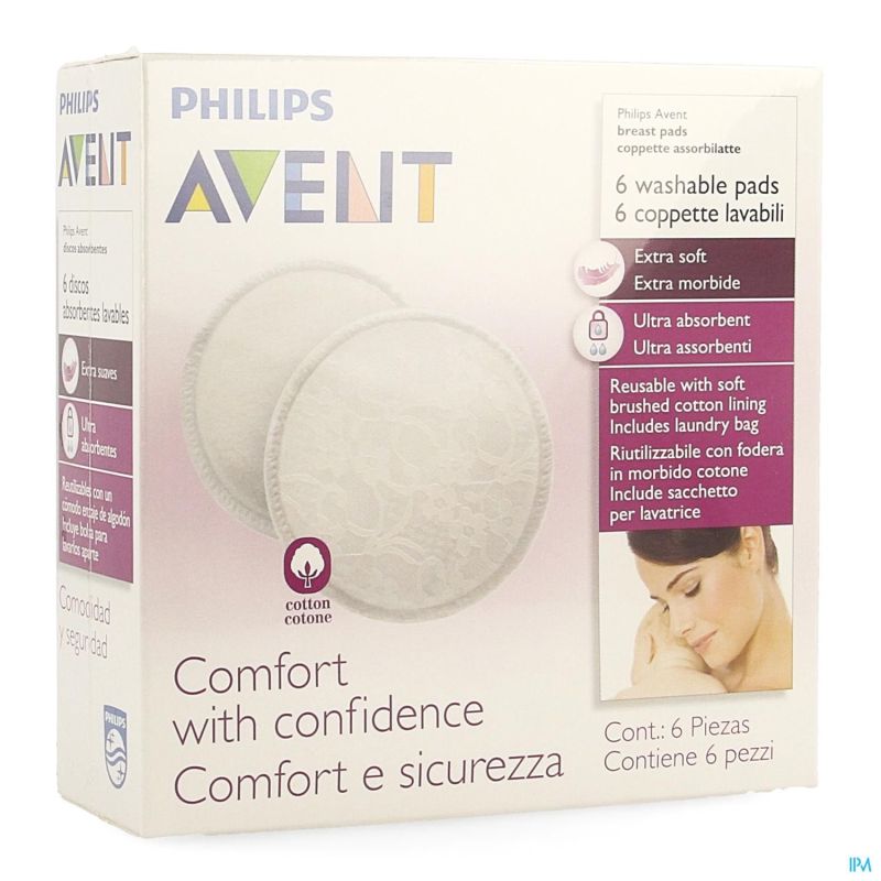 Philips Avent Coussinet Allaitem.lavable 6