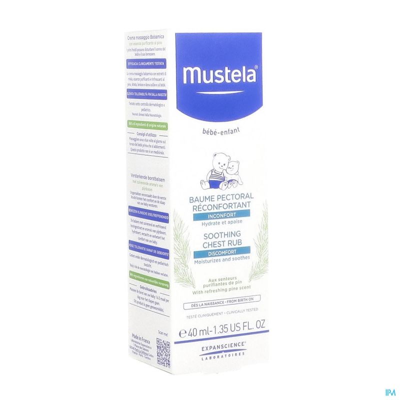 Mustela Ss Baume Pectoral Reconfortant 40ml