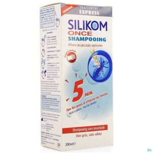 Silikom Once Shampooing A/poux A/lente 200ml