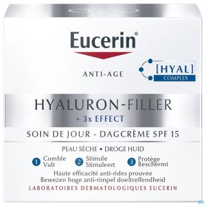 Eucerin Hyaluron-filler X3 Soin Jour Ip15 Ps 50ml