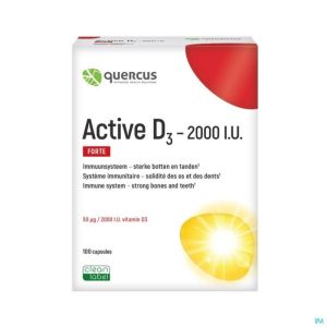 Quercus Active D3 2000 I.u. 100 Caps