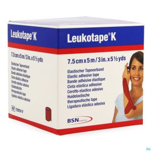 Leukotape K 7,5Cmx5M 7297817 Rood 1 Rol