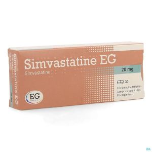 Simvastatine E.g. 30 Tabl 20 Mg