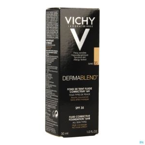 Vichy Dermablend Fdt Fluide Correct 35 Sand 30 Ml