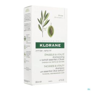 Klorane Shampoo Olijfboom Anti-Aging 200 Ml