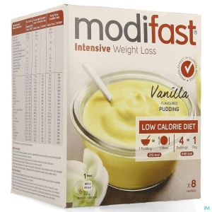 Modifast Pudding Vanille 8 Zakjes 55 G