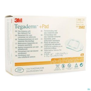 Tegaderm Pad Ref 3582 5X7Cm 50 St