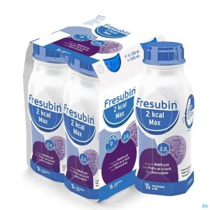 Fresubin 2 Kcal Drink Max Bosvruchten 4X300 Ml