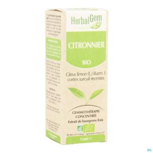 Herbalgem Citroenboom Maceraat Bio 15 Ml