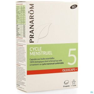 Pranarom Oleocaps+ Bio Menstruatie 15590 30 Caps
