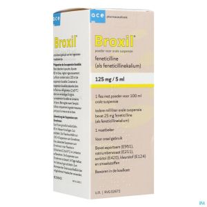 Broxil Pdr Orale Suspensie 125 Mg/5 Ml