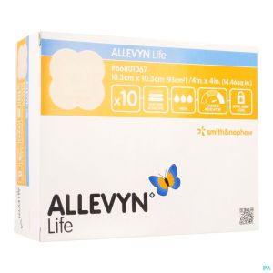 Allevyn Life 10,3X10,3Cm 1067 10 St