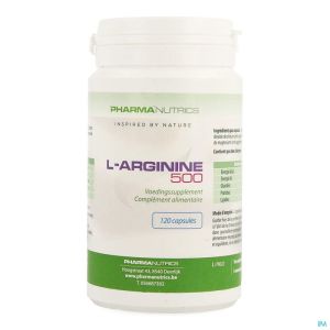 L-Arginine 500 Pharmanutrics 120 Caps