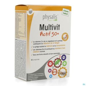 Physalis Multivit Actif 50+ 30 Tabl Nf