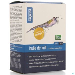 Purasana Krill Oil Blister 60 Caps 500 Mg