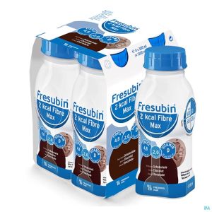 Fresubin 2 Kcal Fibre Max Drink Chocolade 4X300 Ml