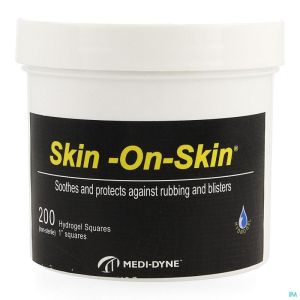 Skin On Skin Squares 2,5X2,5Cm 100500 200 St