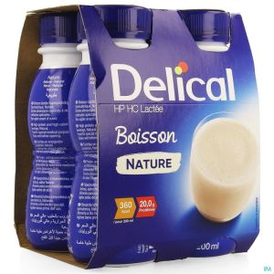 Delical Melkdr Hp-Hc Natuur 4X200 Ml Nm