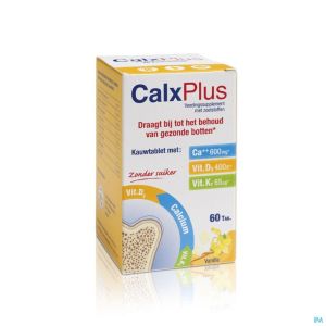Calx-Plus Vanille Z Suiker 60 Tabl Nf