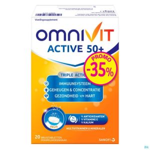 Omnivit Active Comp Eff. 50+20 Promo -35%