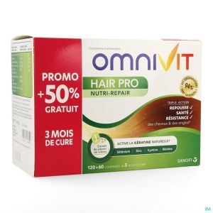 Omnivit Hair Pro Nutri Repair 120 +60 Tabl Gratis