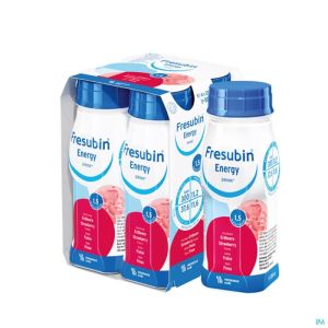 Fresubin Energy Drink Aardbei 4X200 Ml