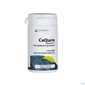 Cequre Vit C Springfield Pot 60 Caps 500 Mg