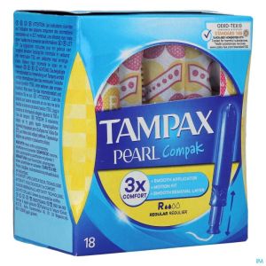 Tampax Pearl Compak Regular 18 St