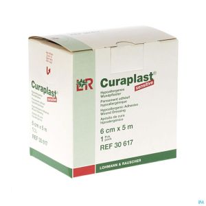 Curaplast Sensitive 6Cmx5M 30617 1 St
