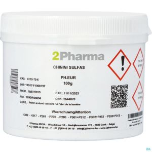 Kinine Sulfaat 2Pharma 100 G