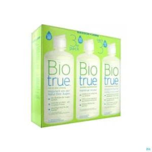 Biotrue Multi Purpose Oplos 3X300Ml+3 Lensh