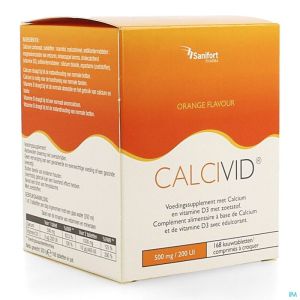 Calcivid 500Mg/200Ie Orange Chew 168 Tabl