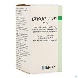 Creon 10000 Caps Gastroresist 100 X 150 Mg