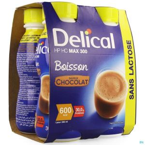 Delical Max 300 Chocolade 4X300 Ml