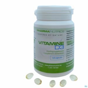 Vit D3 Forte Pharmanutrics 3000Iu 120 Caps