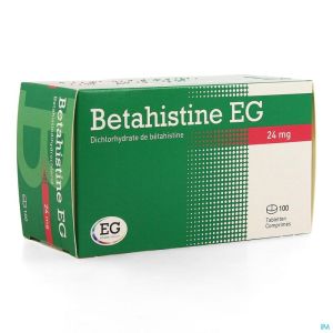 Betahistine E.g. 100 Tabl 24 Mg