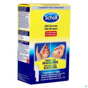 Scholl Pharma Sos Verrues 80ml + 16 Applicateurs