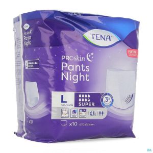 Tena Proskin Pants Night Sup Large 793672 10 St
