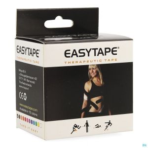 Easytape Kinesiology Tape Zwart 5 Cm X 5 Cm