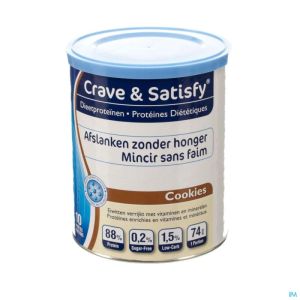 Crave & Satisfy Dieetproteinen Cookies 200 G