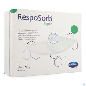 Hartmann Resposorb Super 10X10Cm 6850205 10 St