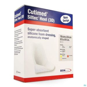Cutimed Siltec Plus Heel 3D 7328601 5 St