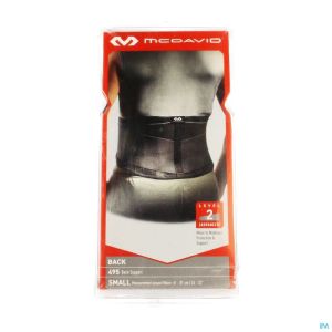 Mcdavid Rugbrace 495 Zwart Km 1 St