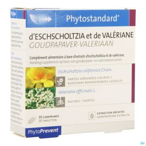Phytostandard Goudpapaver Valeriaan 30 Tabl