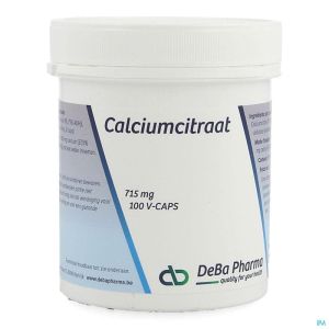 Calcium-Citraat Deba 100 V-Caps 715 Mg