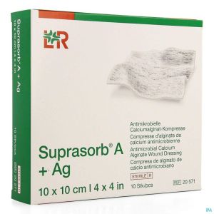 Suprasorb A+Ag 10X10 20571 10 St